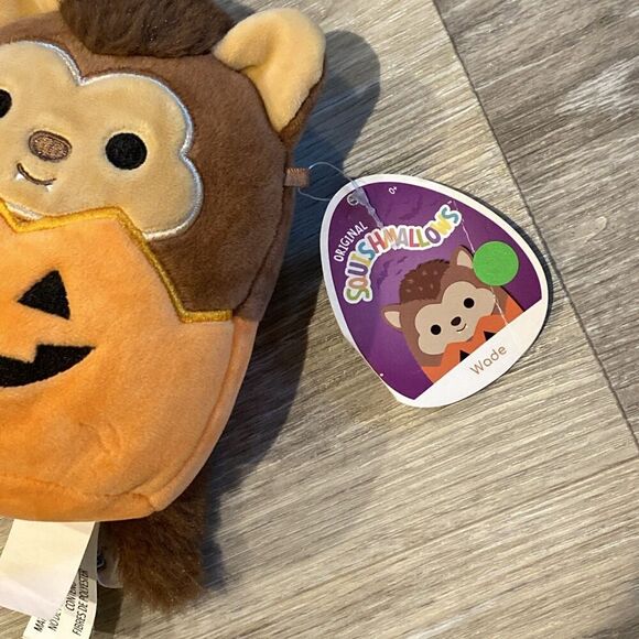 2021 Squishmallows 5" - WADE the werewolf in Pumpkin - Halloween Fall - - Picture 2 of 6